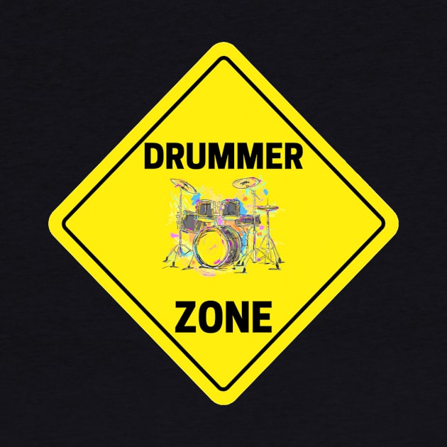 Drummer Zone  Percussionist Drum Set by Musician Gifts